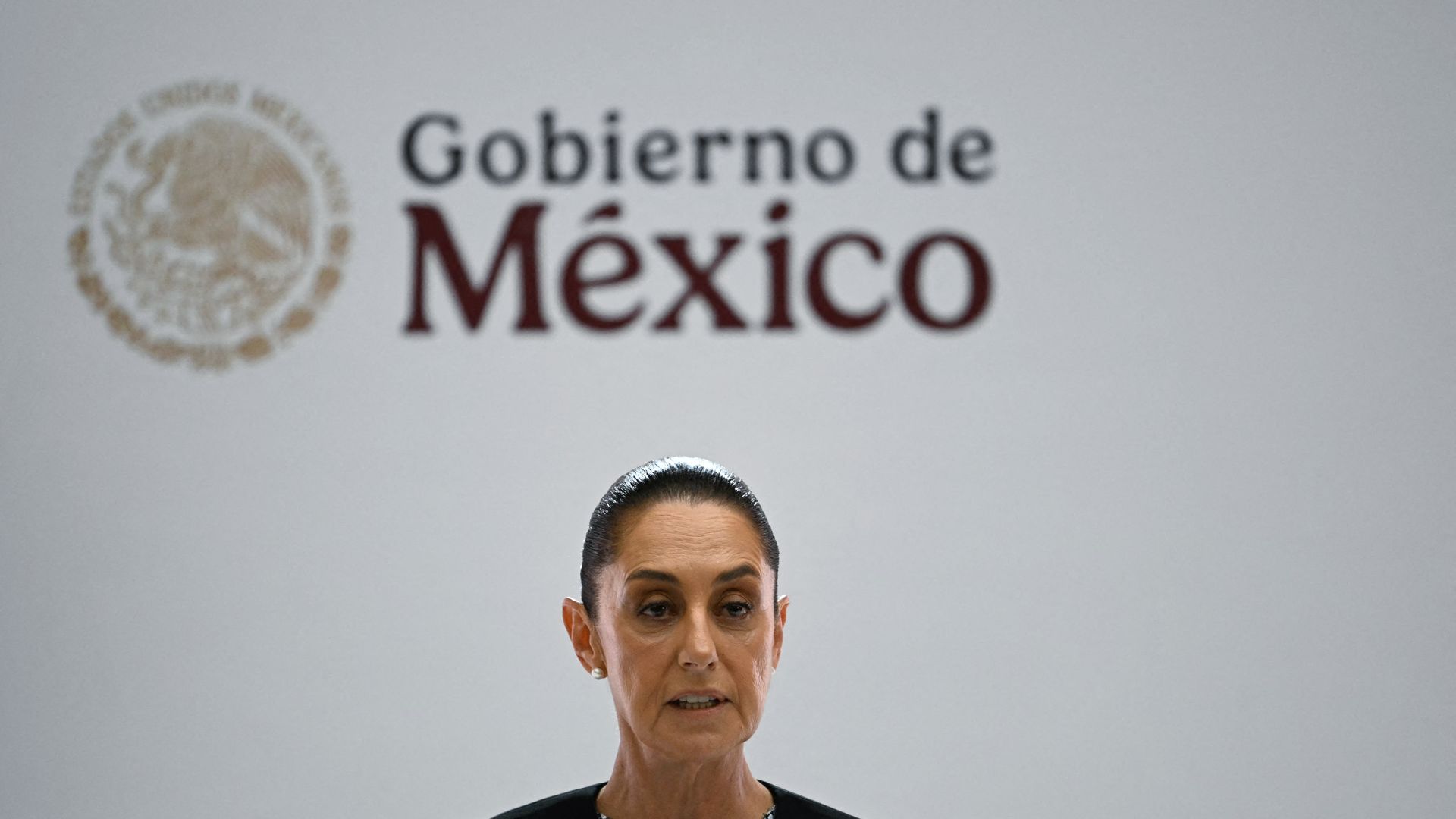 Mexico's President Claudia Sheinbaum delivers her first State of the Nation Address at Palacio Nacional in Mexico City on September 1, 2025