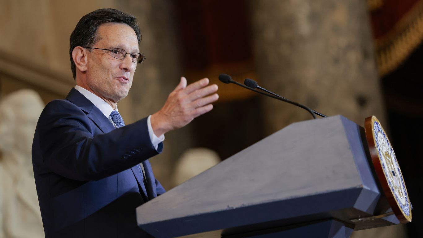Eric Cantor, former House leader, named PhRMA president and CEO - Axios