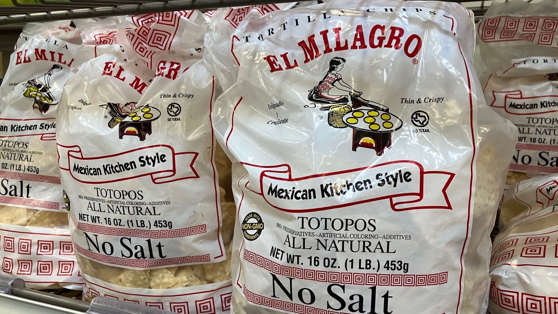 El Milagro chips for sale at Wheatsville Co-op