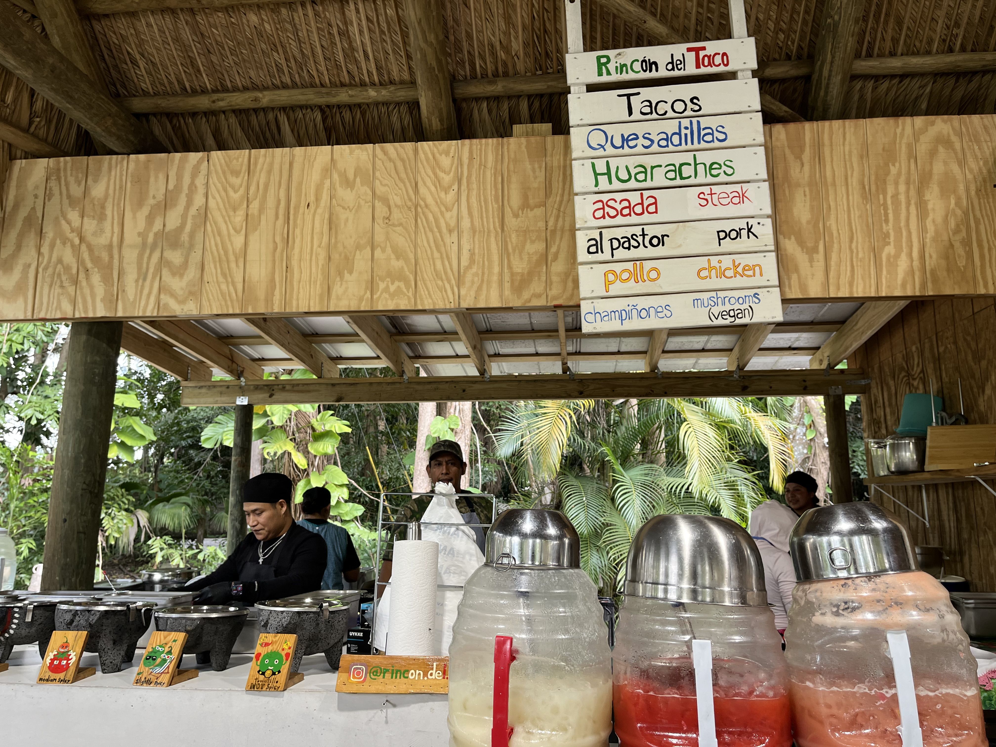 The front counter at Rincon del Taco