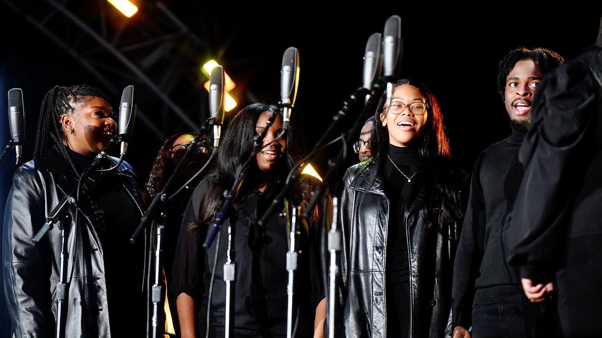The Fisk Jubilee Singers perform during New Year's Eve Live: Nashville's Big Bash at Bicentennial Capitol Mall State Park on December 31, 2022 in Nashville, Tennessee.