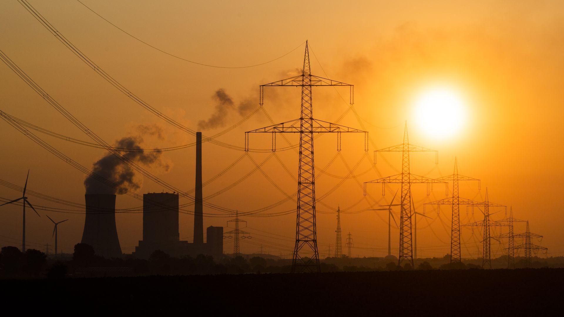 A coal-fired power plant