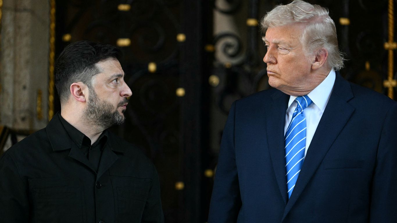 Zelensky to meet Trump in Davos as U.S. envoys head to Moscow Ukrainian President Zelensky is planning to travel to Davos on Thursday for a meeting with President Trump, according to a Ukrainian official. Split screen: Zelensky plans to meet Trump in the Alps soon before White House envoys Steve Witkoff and Jared Kushner head to Moscow to meet Russian President Vladimir Putin. Both meetings will focus on Trumps peace plan for Ukraine.The U.S. is close to agreement with Ukraine on the terms of that plan, but has so far had little clear success in getting Putin on board. The Russian president hasnt rejected the plan, but his public response to it has been less than enthusiastic.The fact that Russia has yet to accept the 20-point plan is one reason the White House didnt want to sign a prosperity plan for Ukraine during the World Economic Forum in Davos this week. What hes saying: I think Russia wants to make a deal, I think Ukraine wants to make a deal. I think I can say we are relatively close, Trump said on stage at Davos on Wednesday.I think they they can get a deal done and if they dont they are stupid... I dont want to insult anyone but you have to get this deal done. Too many people are dying. Its not worth it.Driving the news: Witkoff said in an interview with CNBC that he and Kushner would meet Putin on Thursday. The Kremlin later confirmed it. Witkoff and Kushner met on Tuesday in Davos with Putins envoy Kirill Dmitriev and discussed the U.S. peace plan. Dmitriev called the meeting constructive.The U.S. informed Ukrainian President Volodymyr Zelenskys team about the plan to travel to Moscow.Split screen: The crisis between the U.S. and its European allies over Greenland has pushed aside plans to hold talks on Ukraine in Davos. Ukrainian President Volodymyr Zelensky decided not to travel to Switzerland earlier this week after a massive Russian attack left parts of Ukraine facing water and electricity shortages amid a brutal winter.This story was updated with Zelenskys plans to travel to Davos.