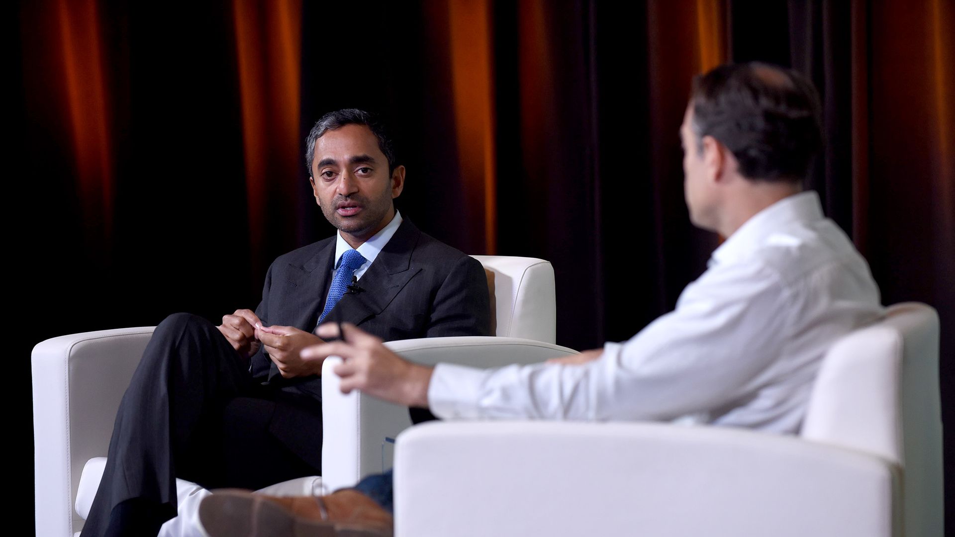 Chamath and Dan Primack at Axios BFD Summit