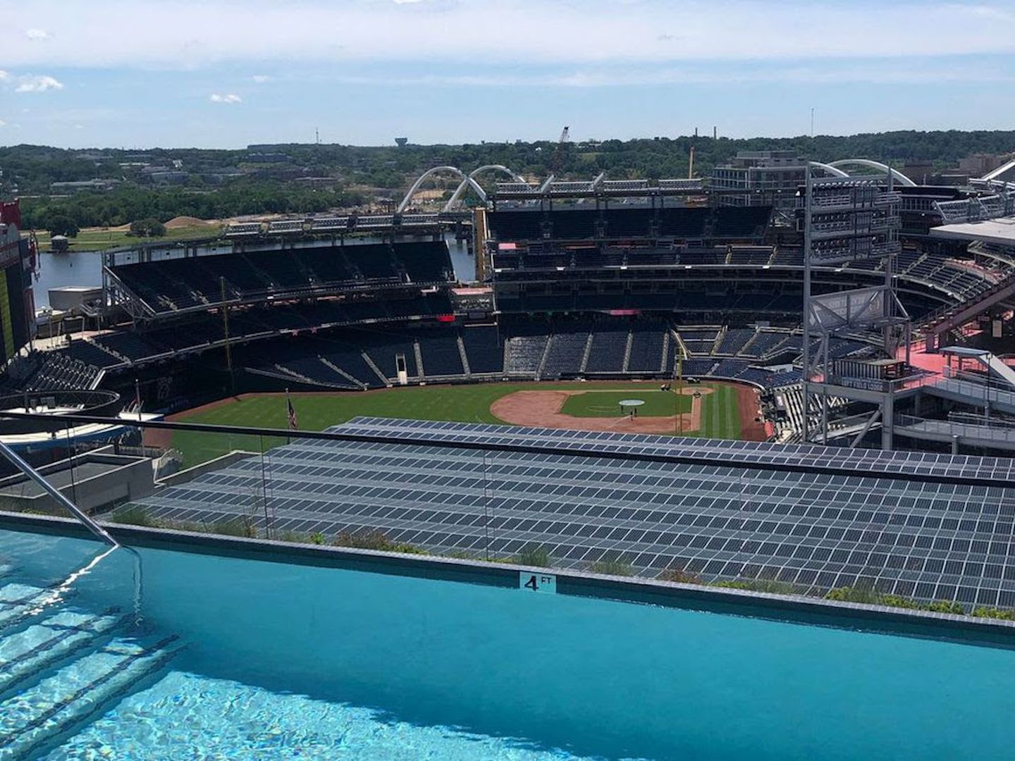 Omni Hotel offers only view for Braves fans to catch game in