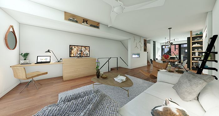 Nandina Towns at 1800 Central Avenue Modern Townhomes in Plaza M