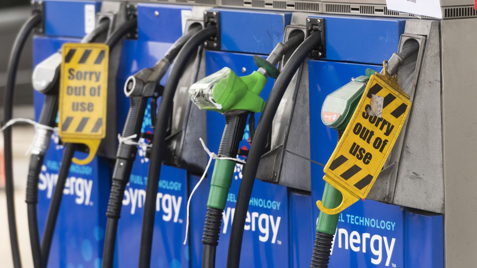 BP says nearly a third of its U.K. gas stations out of main fuel