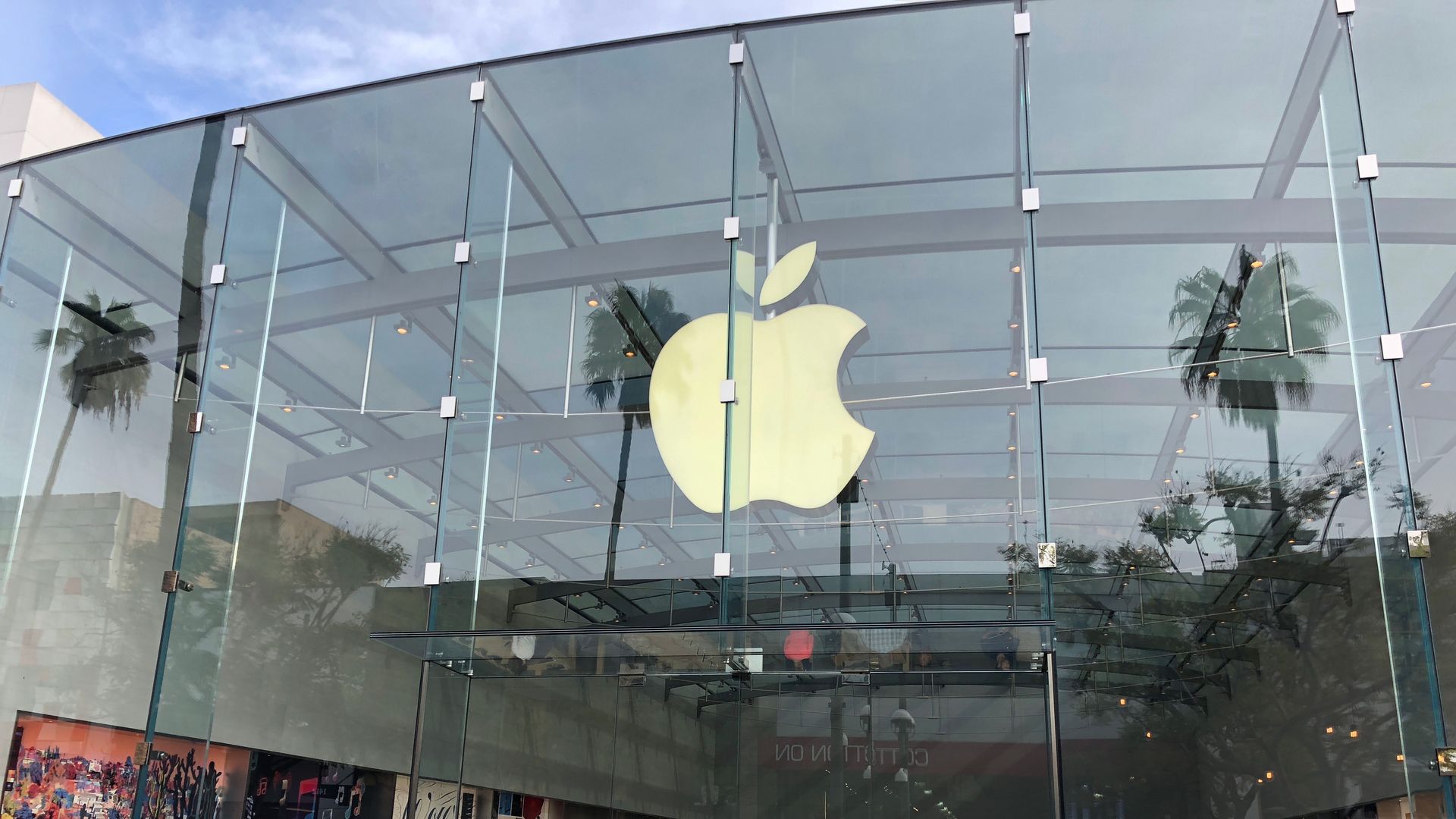 An Apple Store in Santa Monica, Calif.