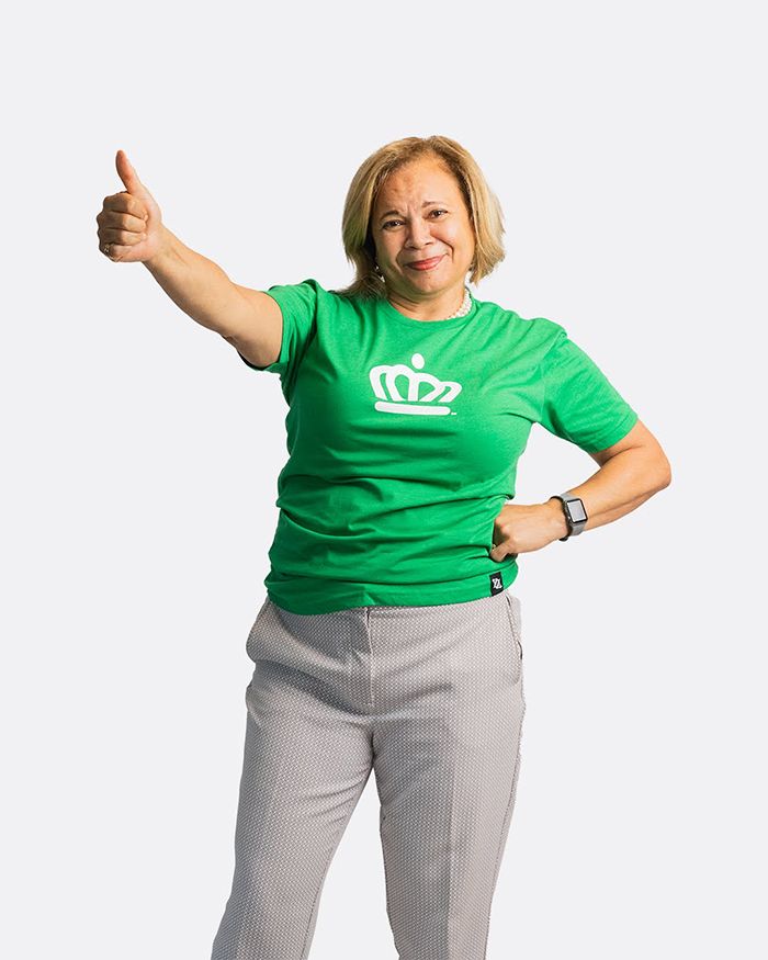 Vi Lyles 704 Shop thumbs up