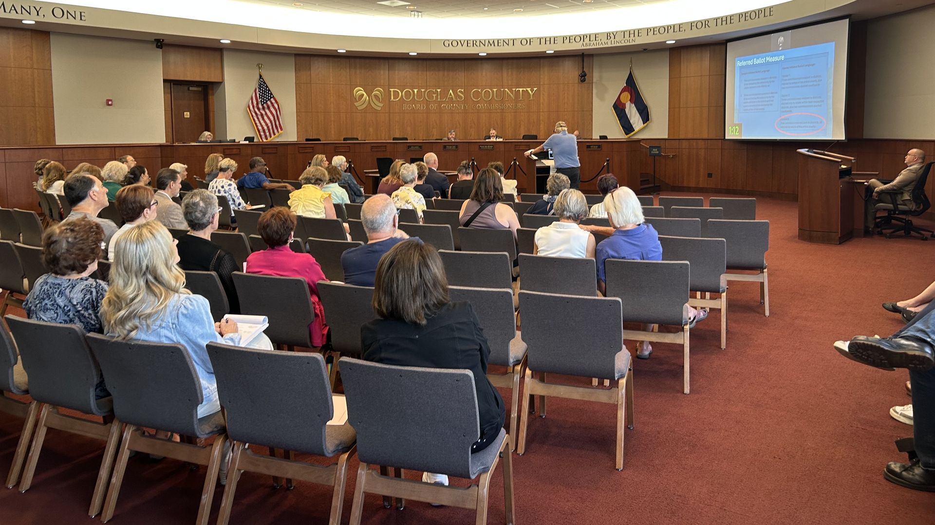 Douglas County Board of Commissioners meeting, in 2026.
