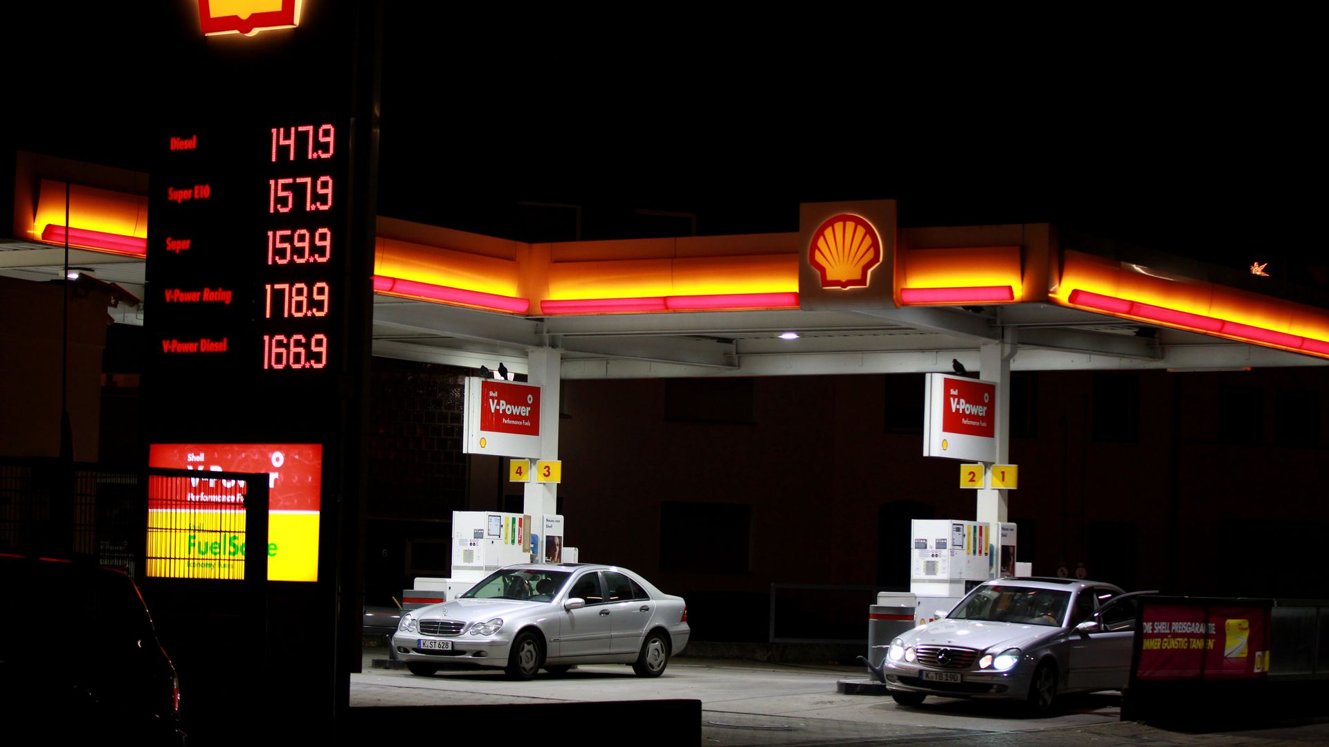 Shell gas station