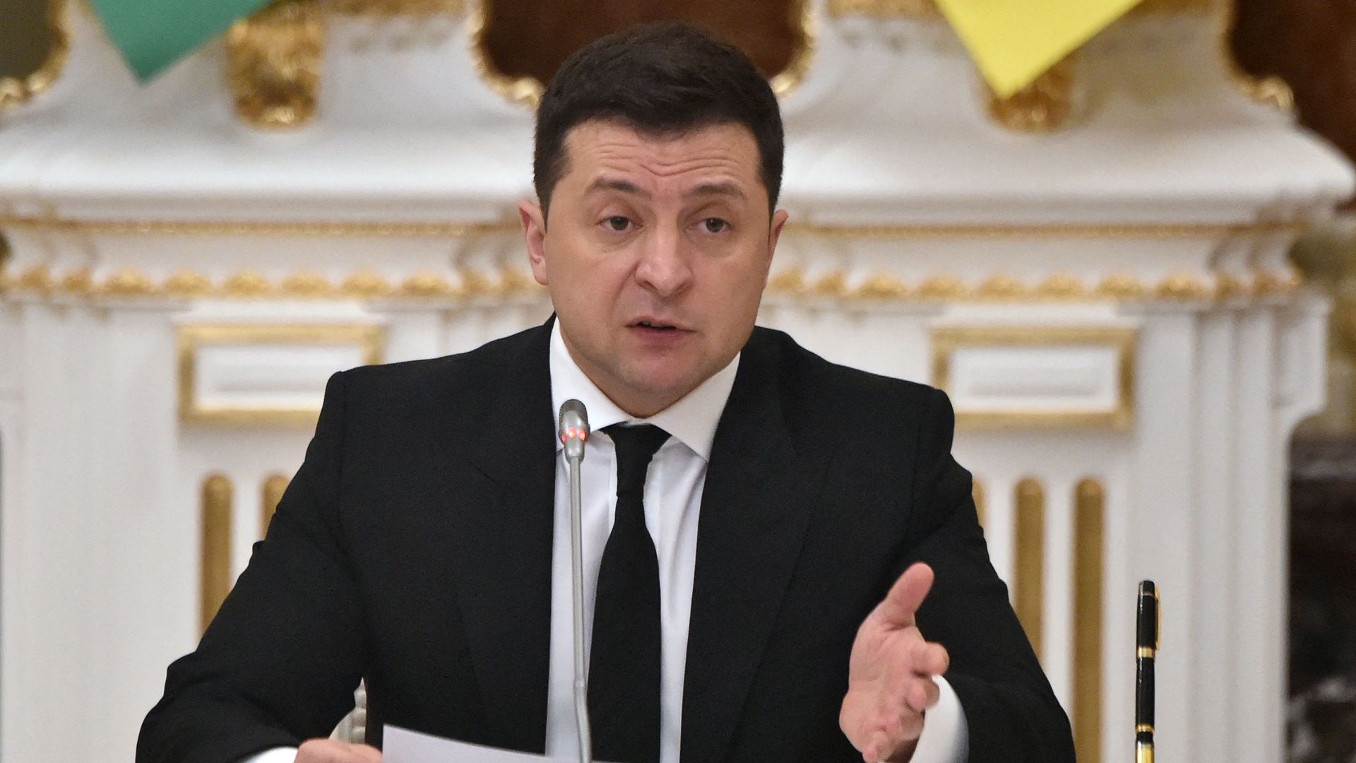 Ukrainian President Volodymyr Zelensky