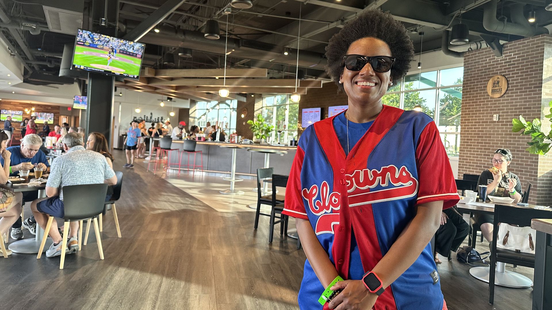 Vanessa Rose at Victory Field. 