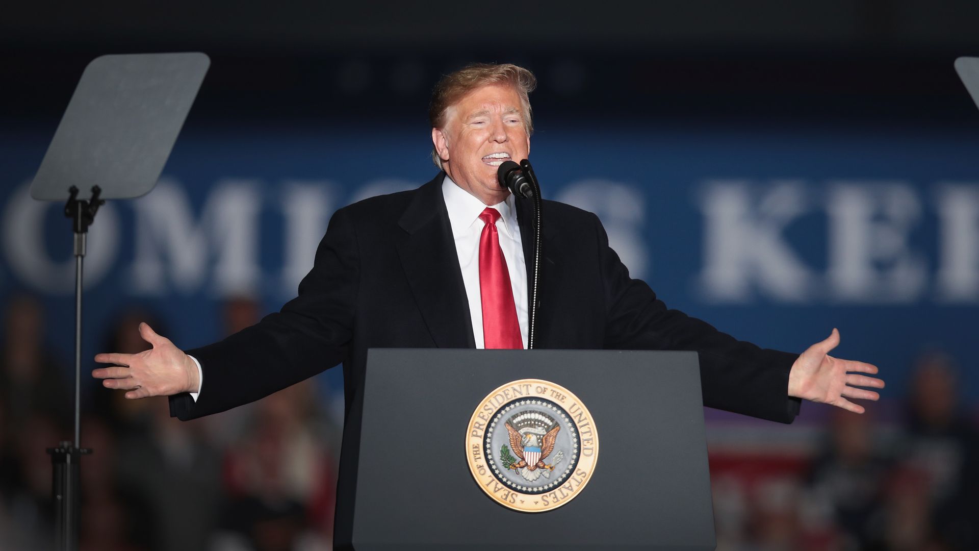Trump at a rally
