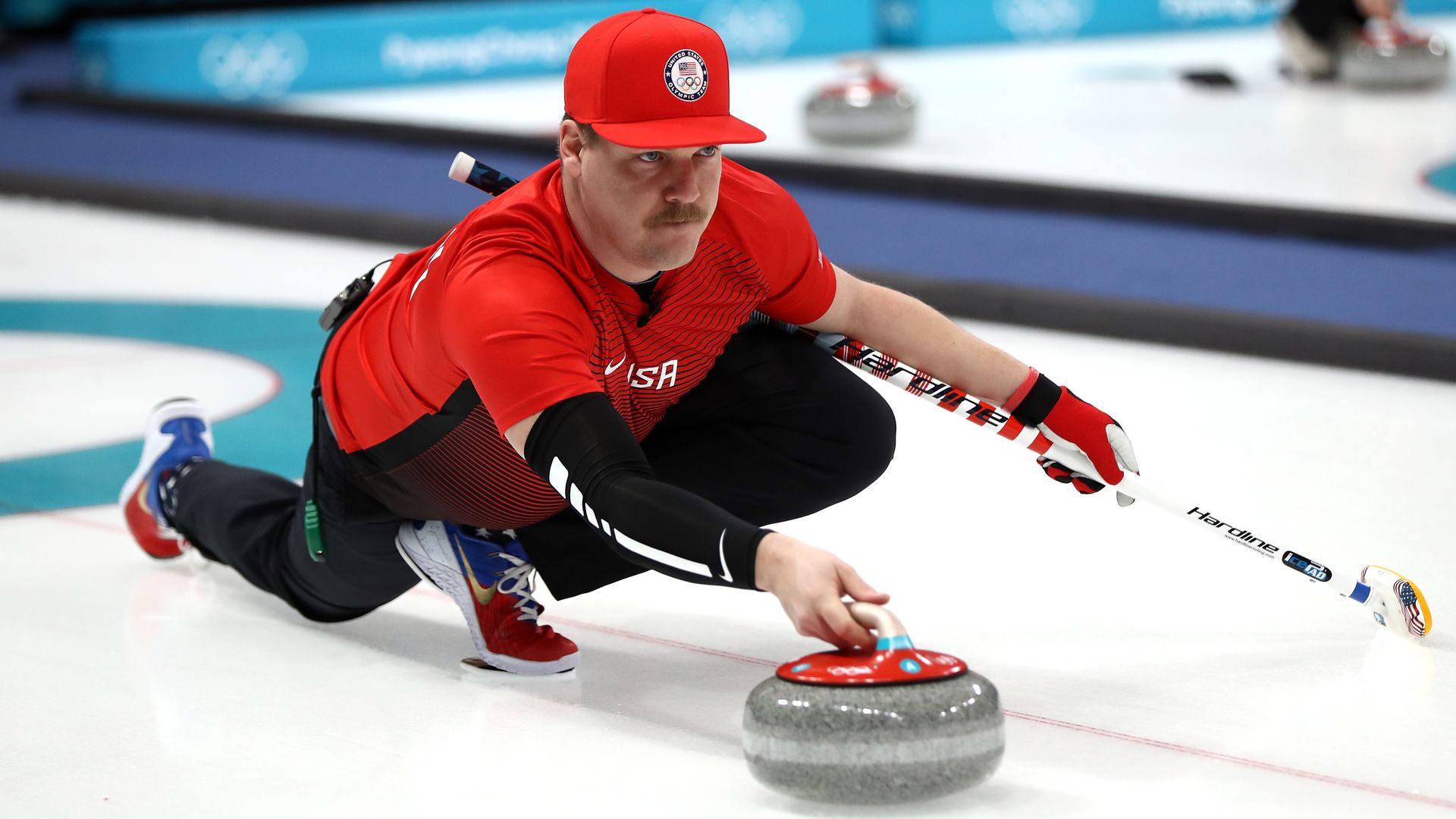 Curling player