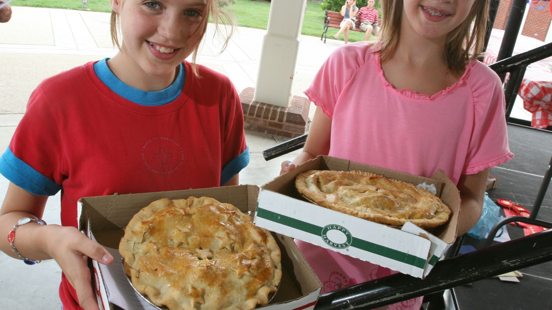 Old Town Manassas July 4th pies. 