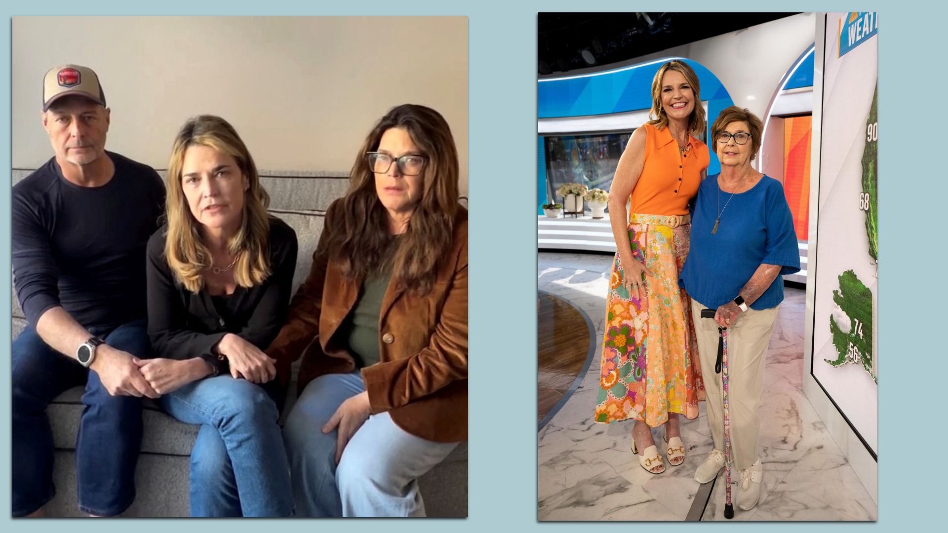 U.S. journalist and television host Savannah Guthrie, accompanied by her siblings Annie and Camron, speaks in a video message, addressing that they are willing to pay for the release of their elderly mother, Nancy Guthrie, who went missing from her Arizona home several days ago, in this screen grab