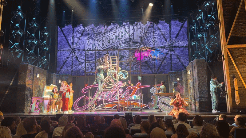 Video of actors on stage