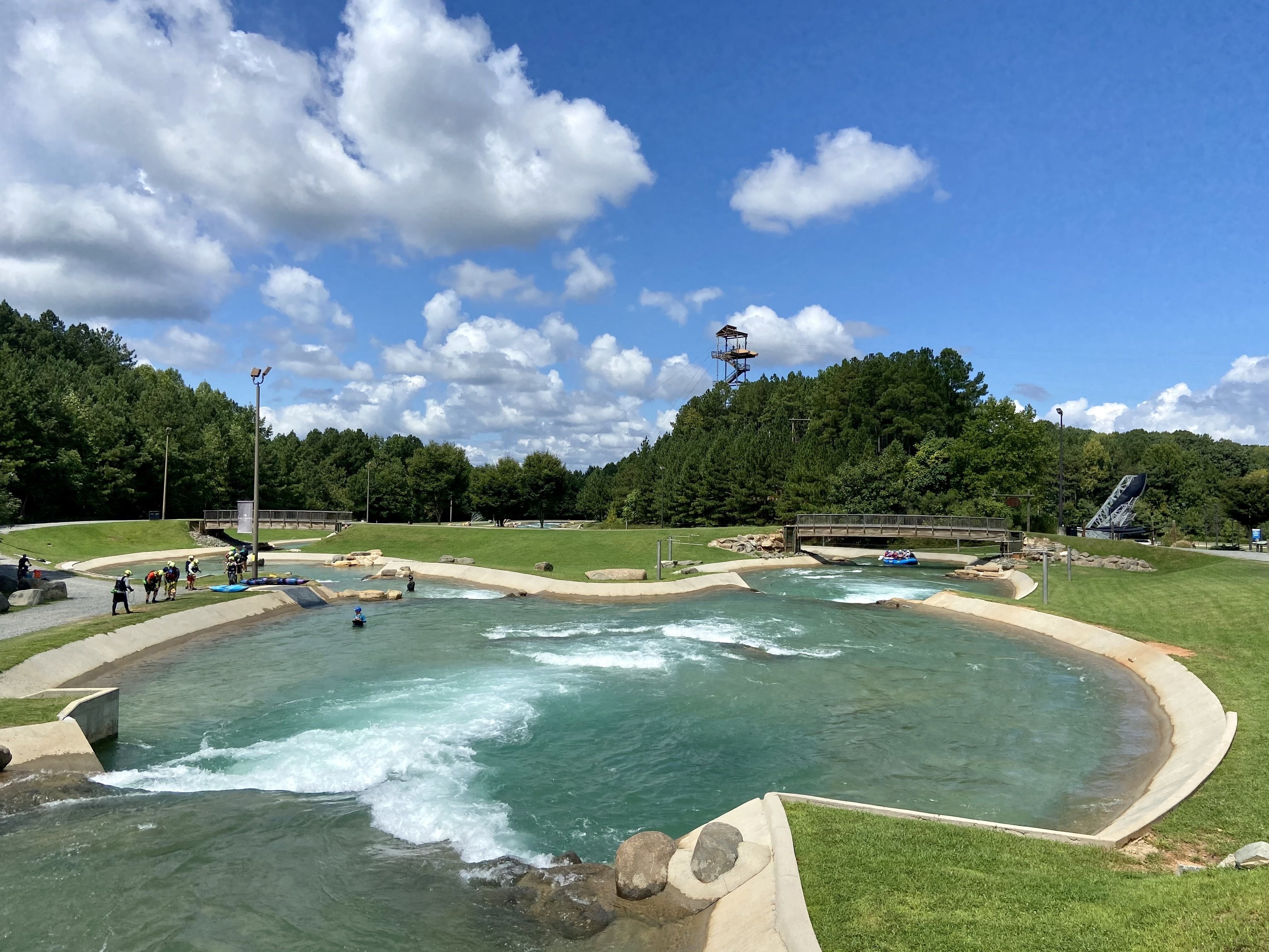 Whitewater Center rapids. 