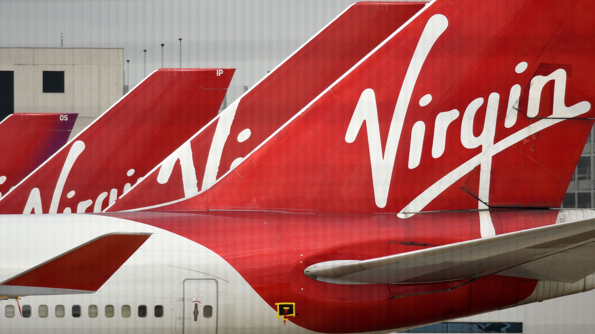 Virgin Atlantic Airline planes in Manchester Airport on June 8.