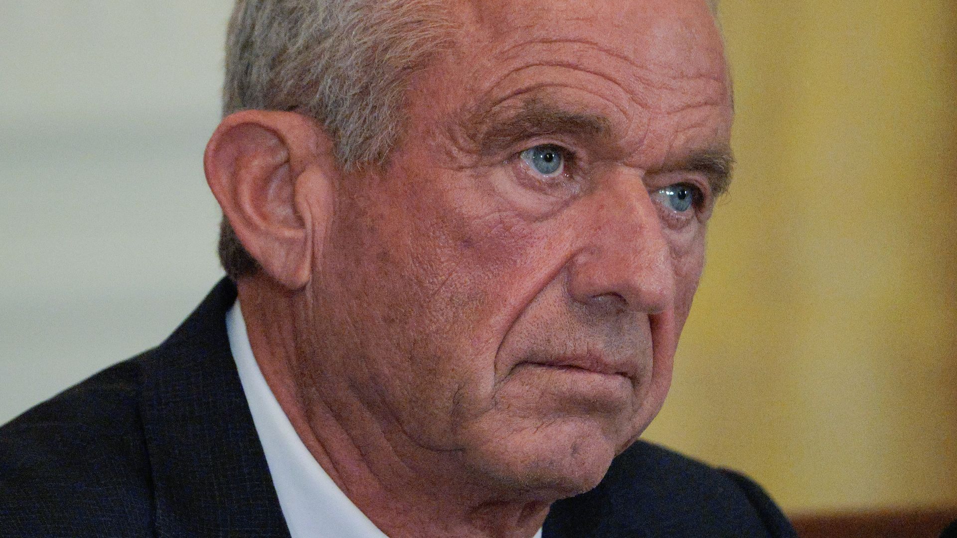 A close-up photo of RFK Jr. 