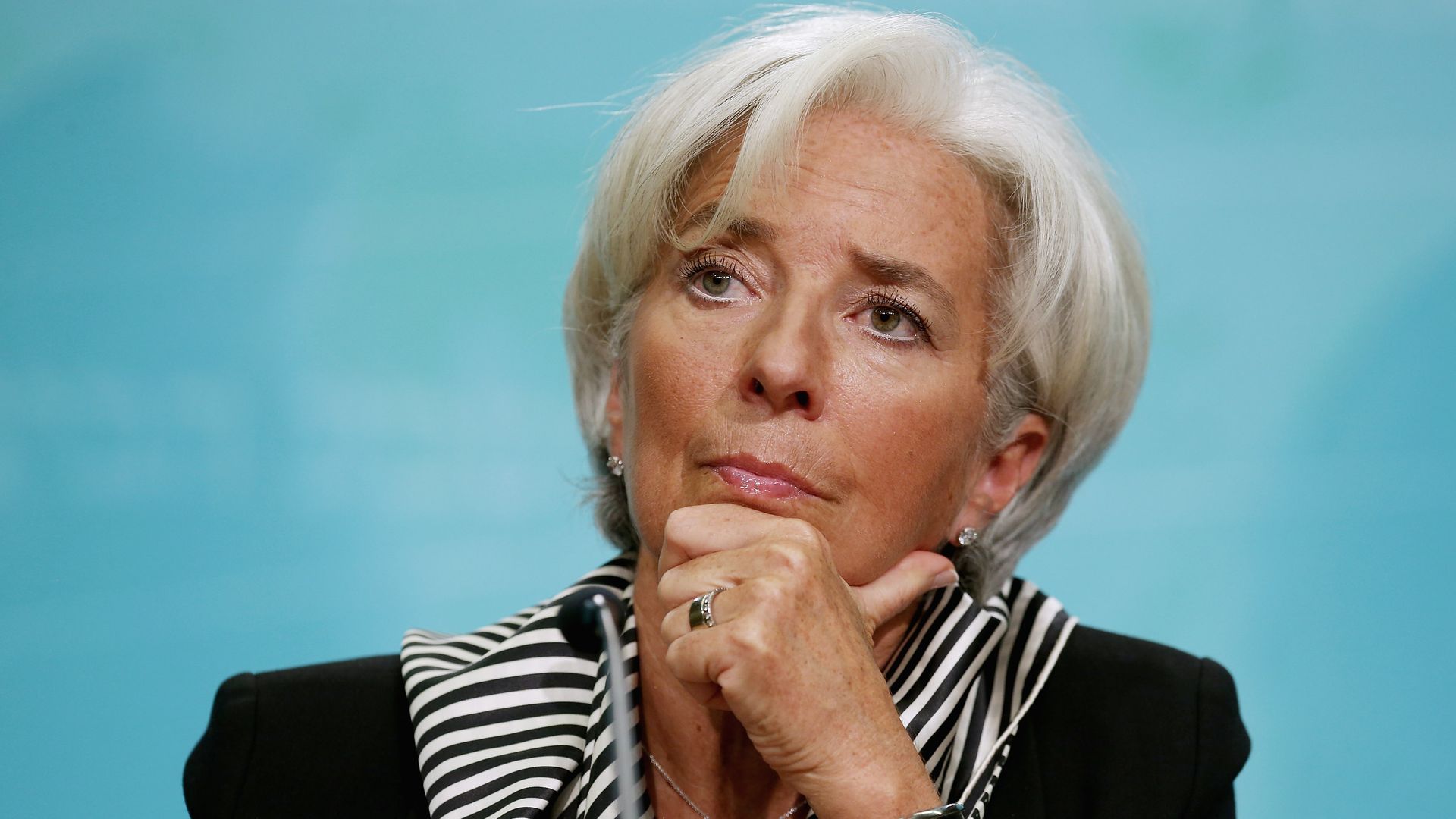 A photo of European Central Bank president Christine Lagarde.
