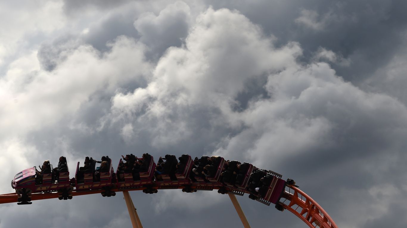 Stocks close up after another wild ride