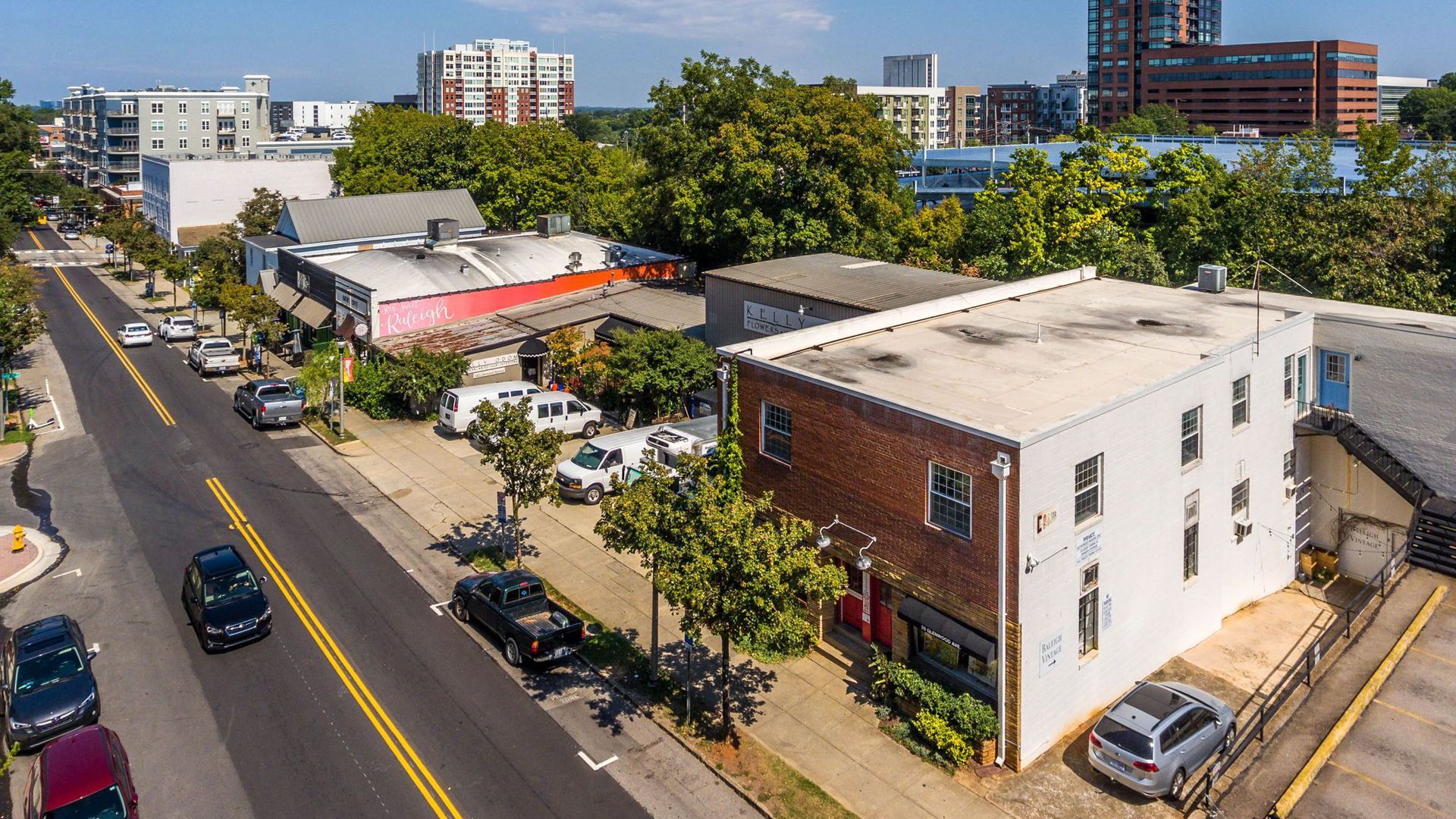The block of Glenwood Avenue now under LODEN Properties' control. Photo: Courtesy of LODEN