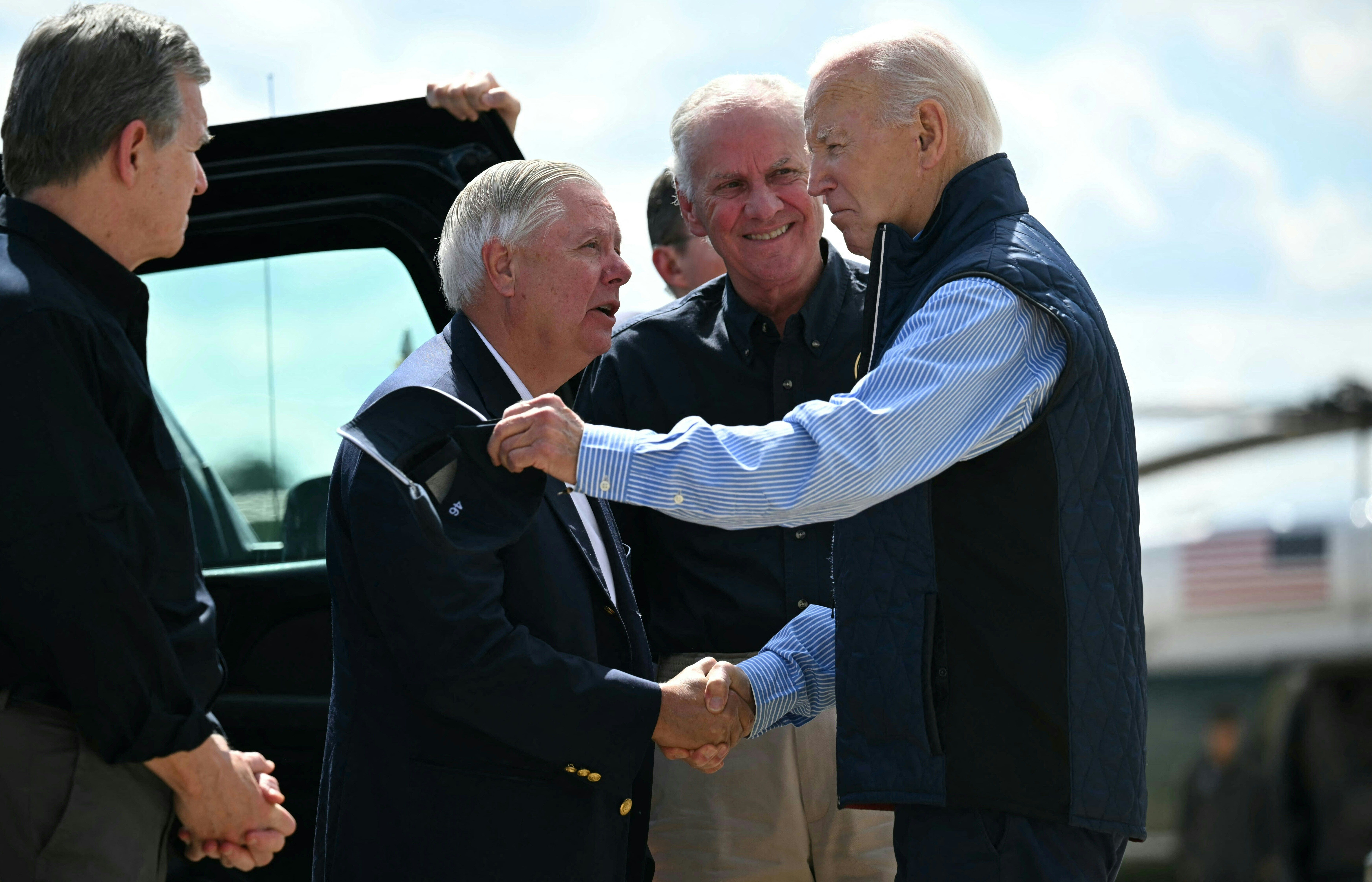 Roy Cooper Lindsey Graham Henry McMaster Joe Biden