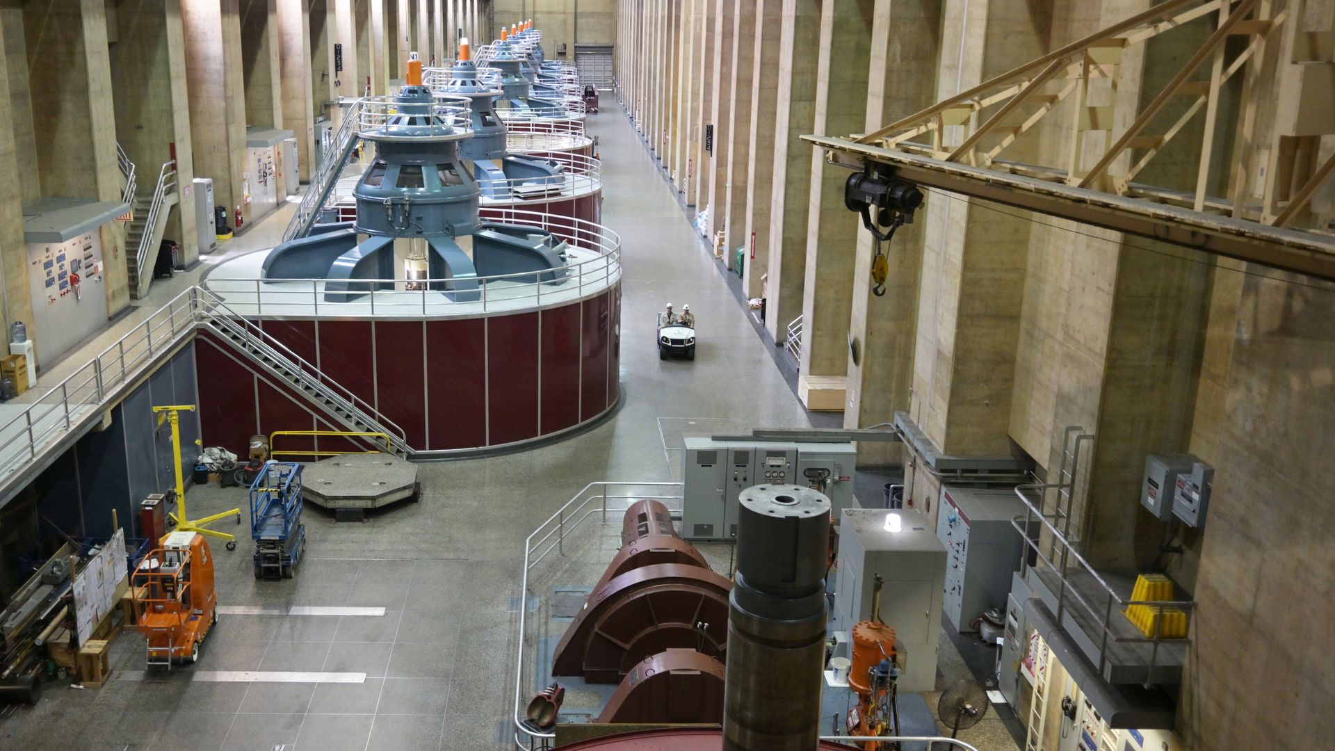 Hoover Dam machinery