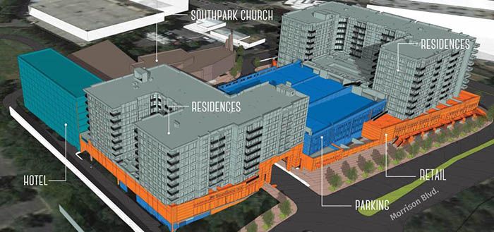 Apex SouthPark site plan rendering