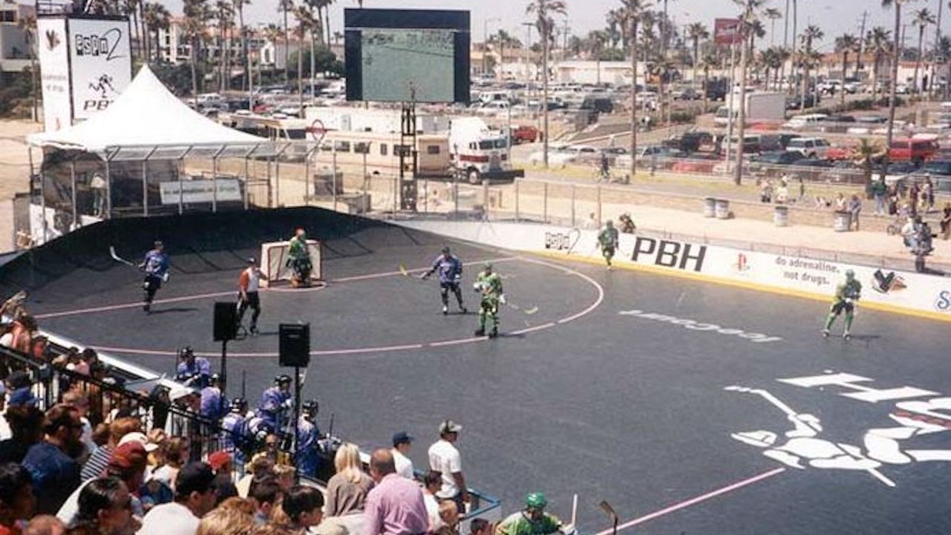 pro beach hockey in the 90s