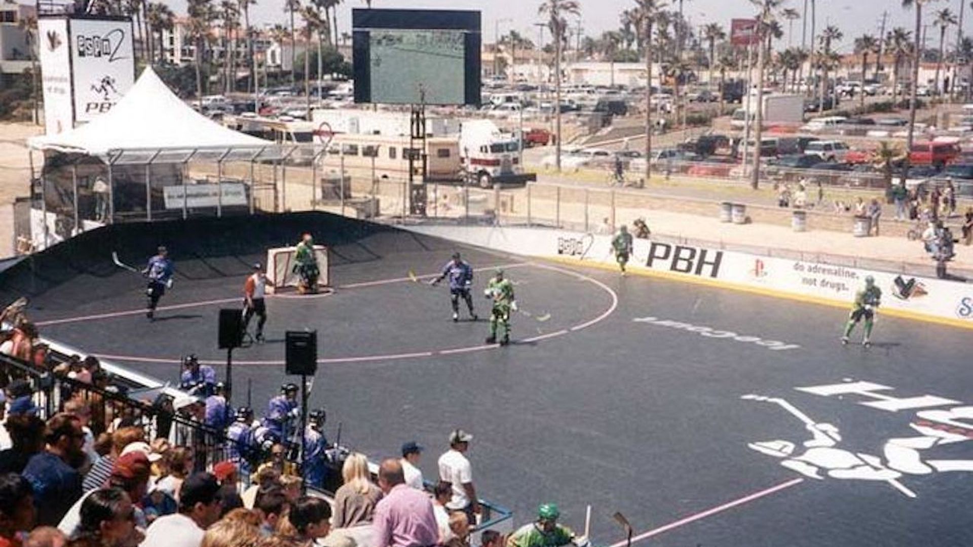 pro beach hockey in the 90s