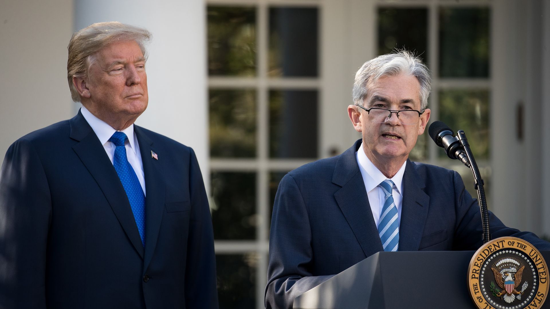 Trump looking at Jerome Powell