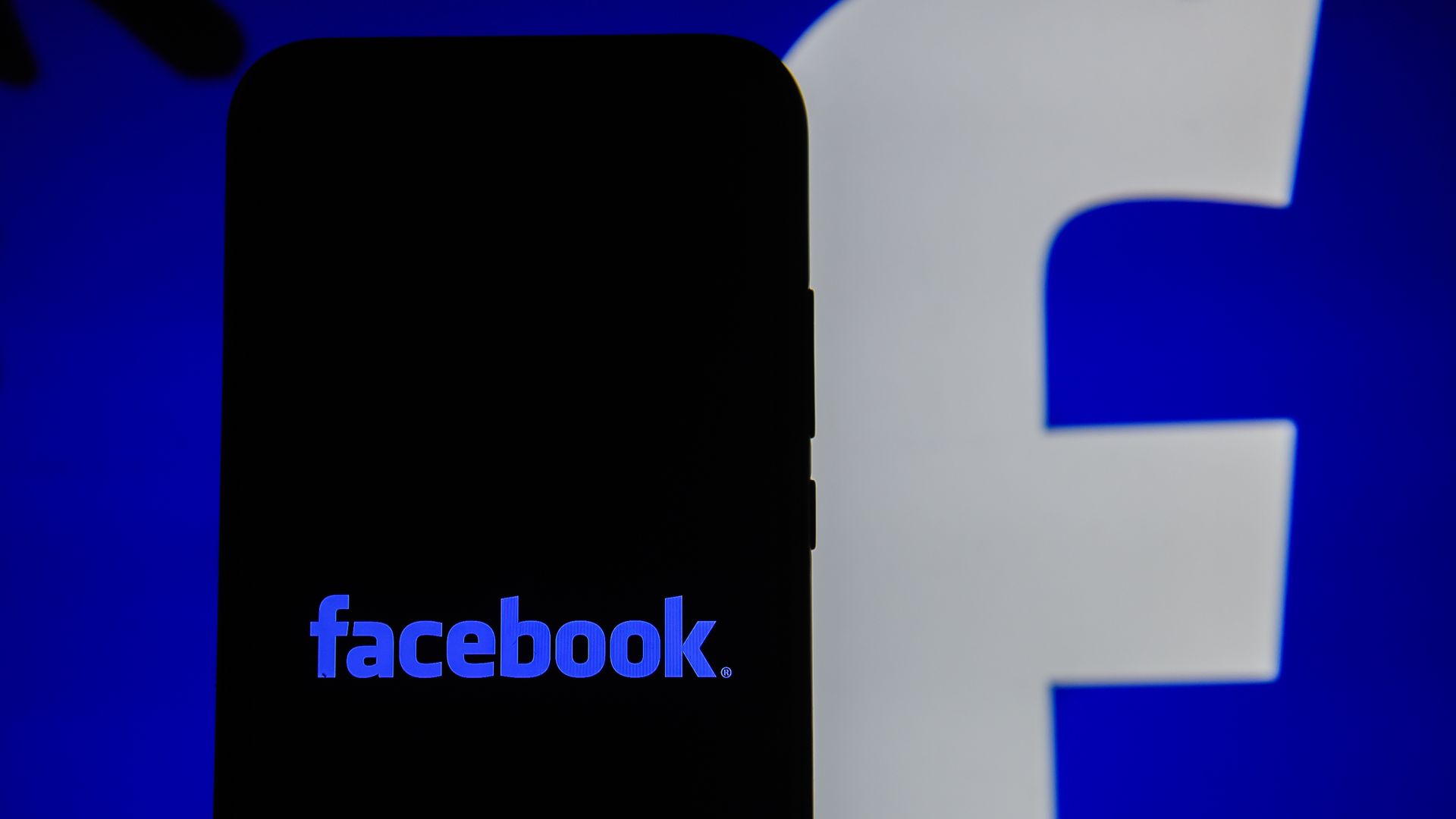 This image shows the Facebook logo 