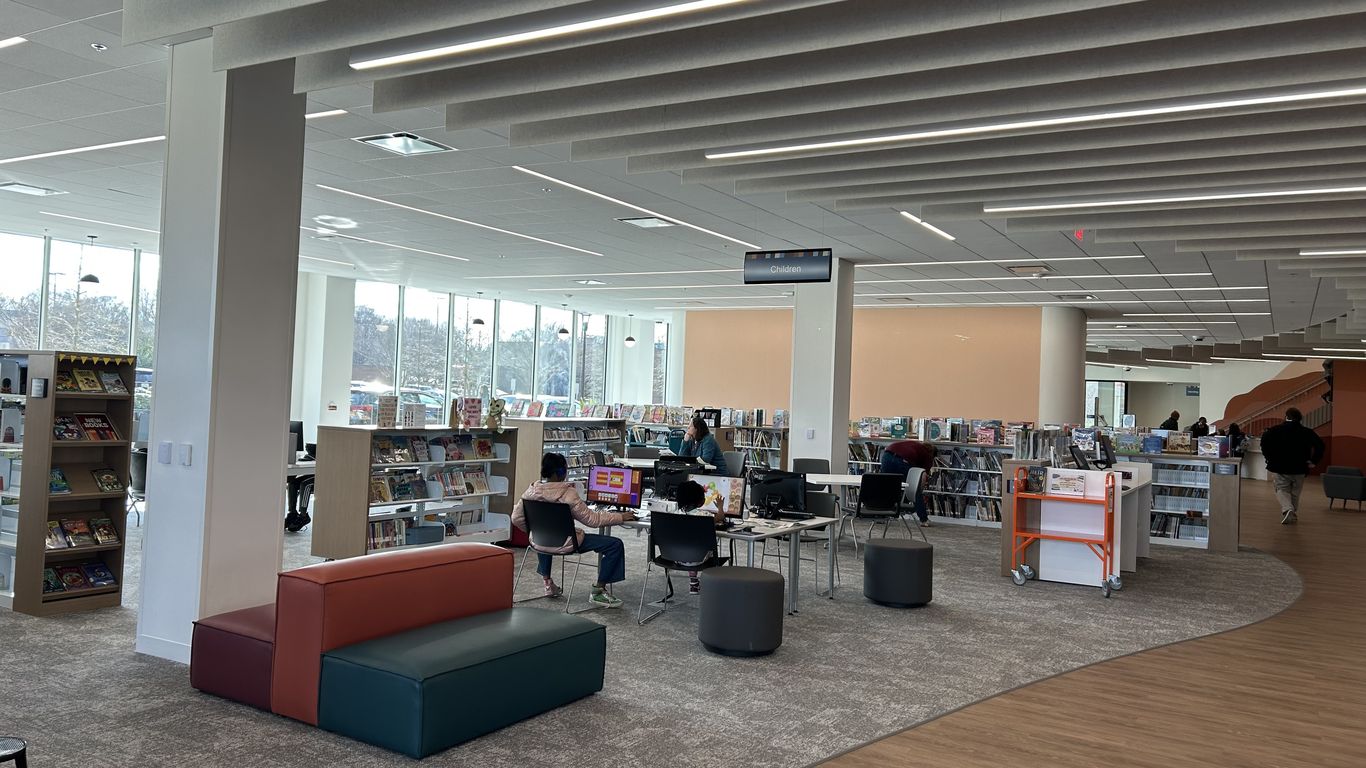 Library Kk Now open: New University City Library - Axios Charlotte