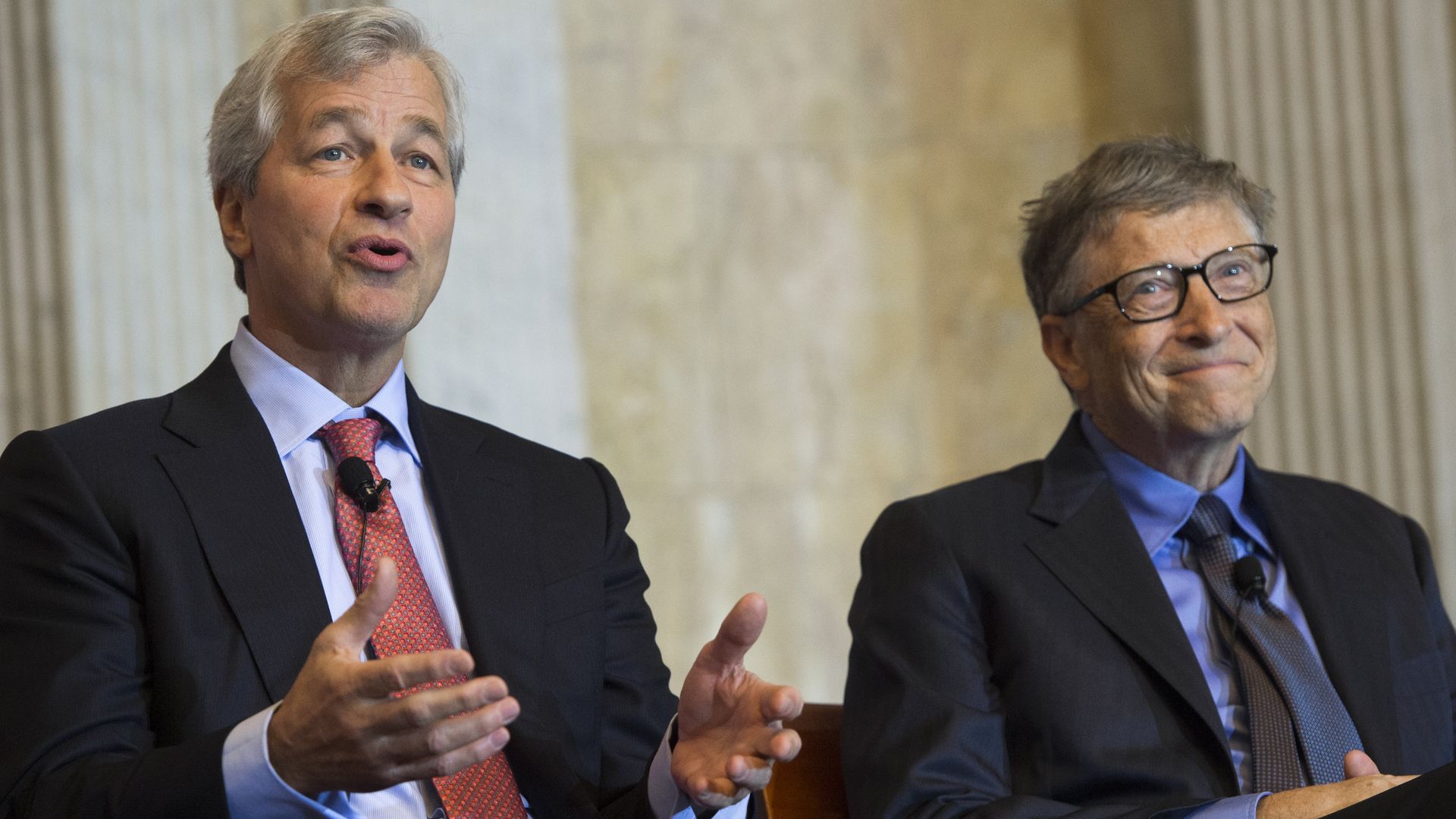 Jamie Dimon and Bill Gates