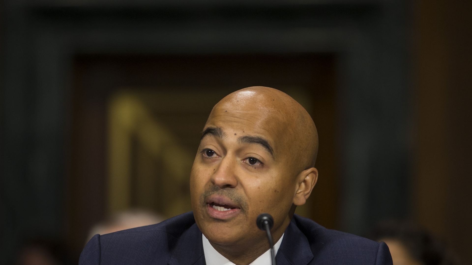 Image of PCLOB member Travis LeBlanc testifying before Congress