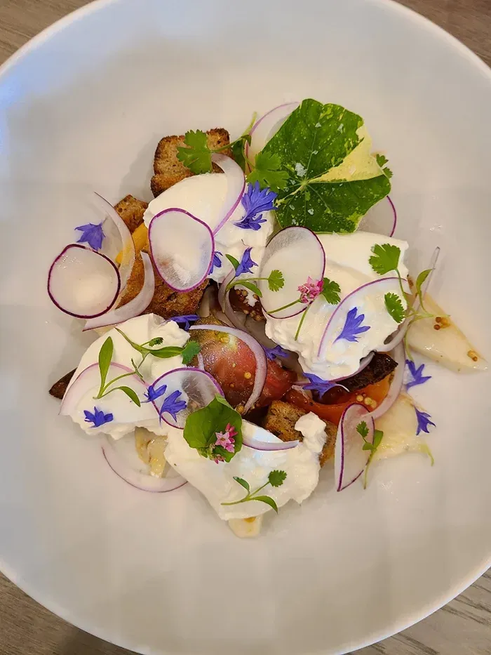 Burrata Salad fine & Fettle