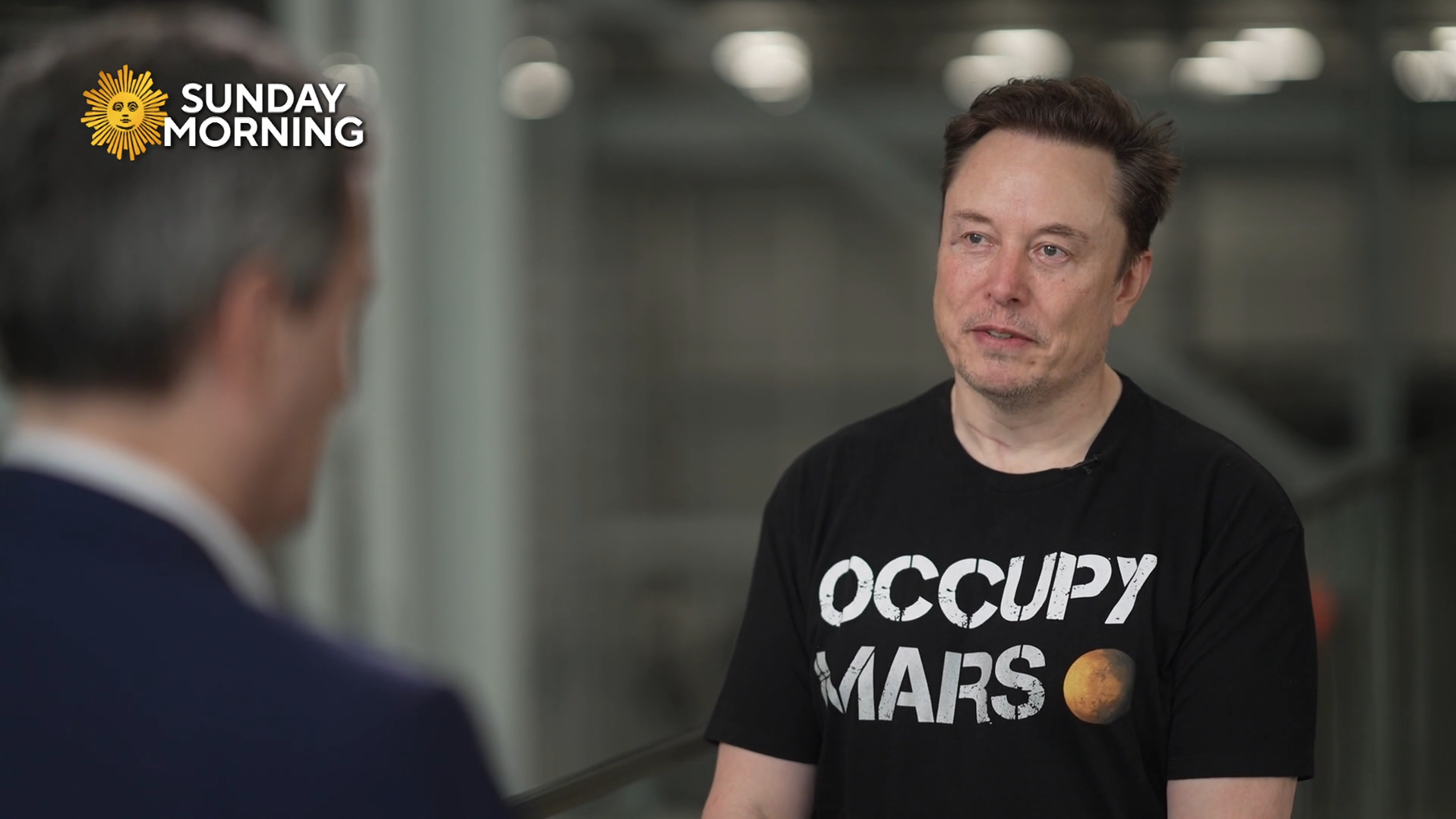 Elon Musk on CBS News' "Sunday Morning."