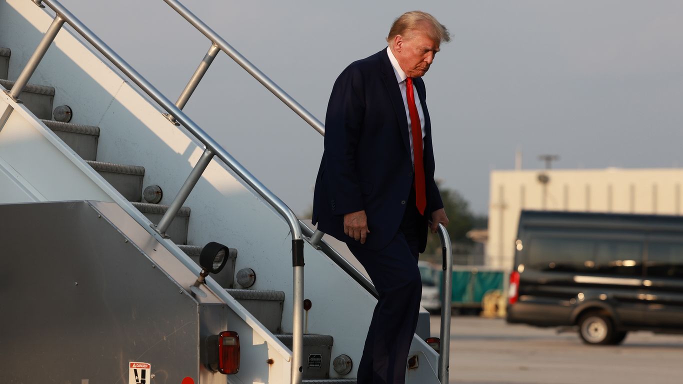 Trump released following arrest in Georgia 2020 election case