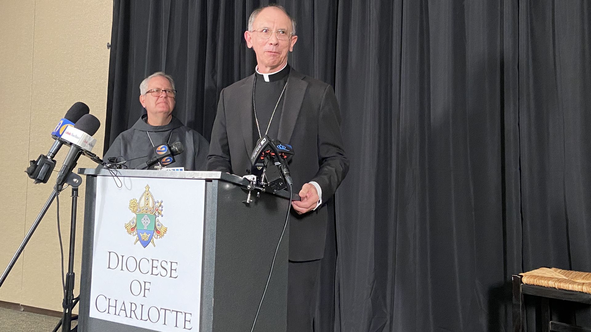 Bishop Peter Jugis, 67, will retire due to a non-life-threatening kidney condition, the Diocese of Charlotte announced Tuesday. Father Michael Martin of Atlanta will become the Diocese's fifth bishop. 