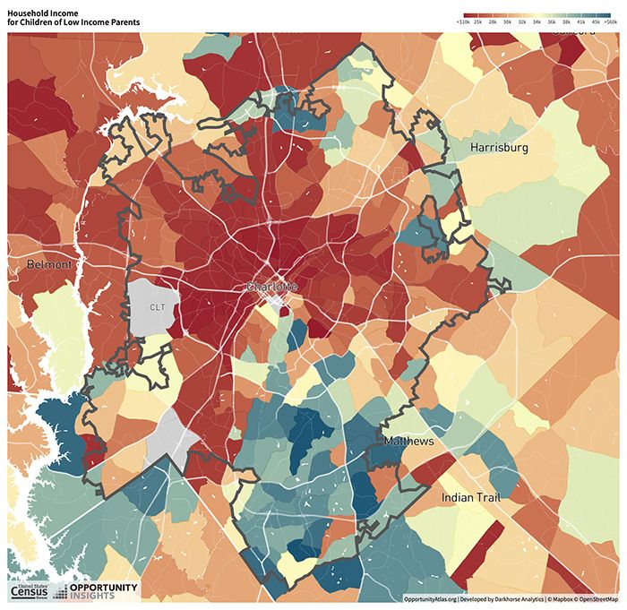 Opportunity Atlas for Charlotte Mecklenburg
