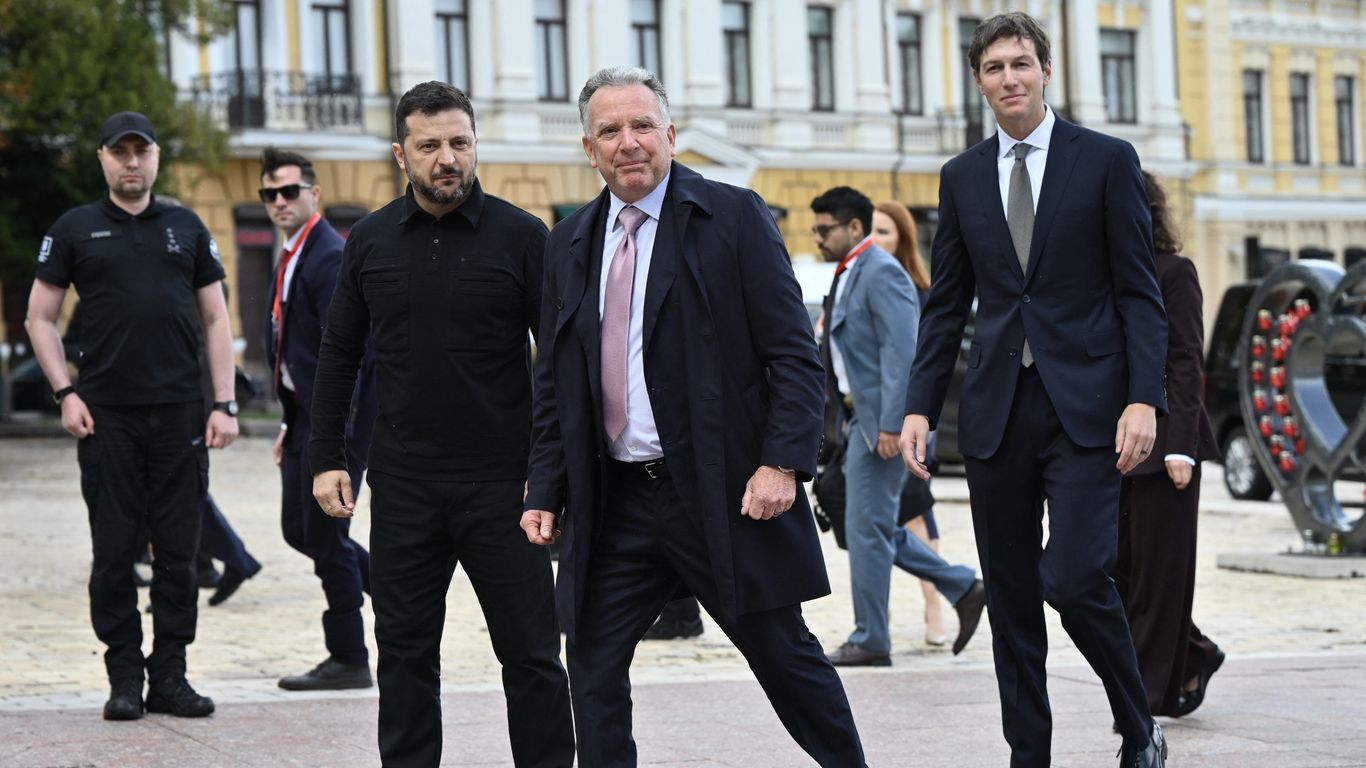Witkoff and Kushner, in a first, visit Ukraine for peace talks
