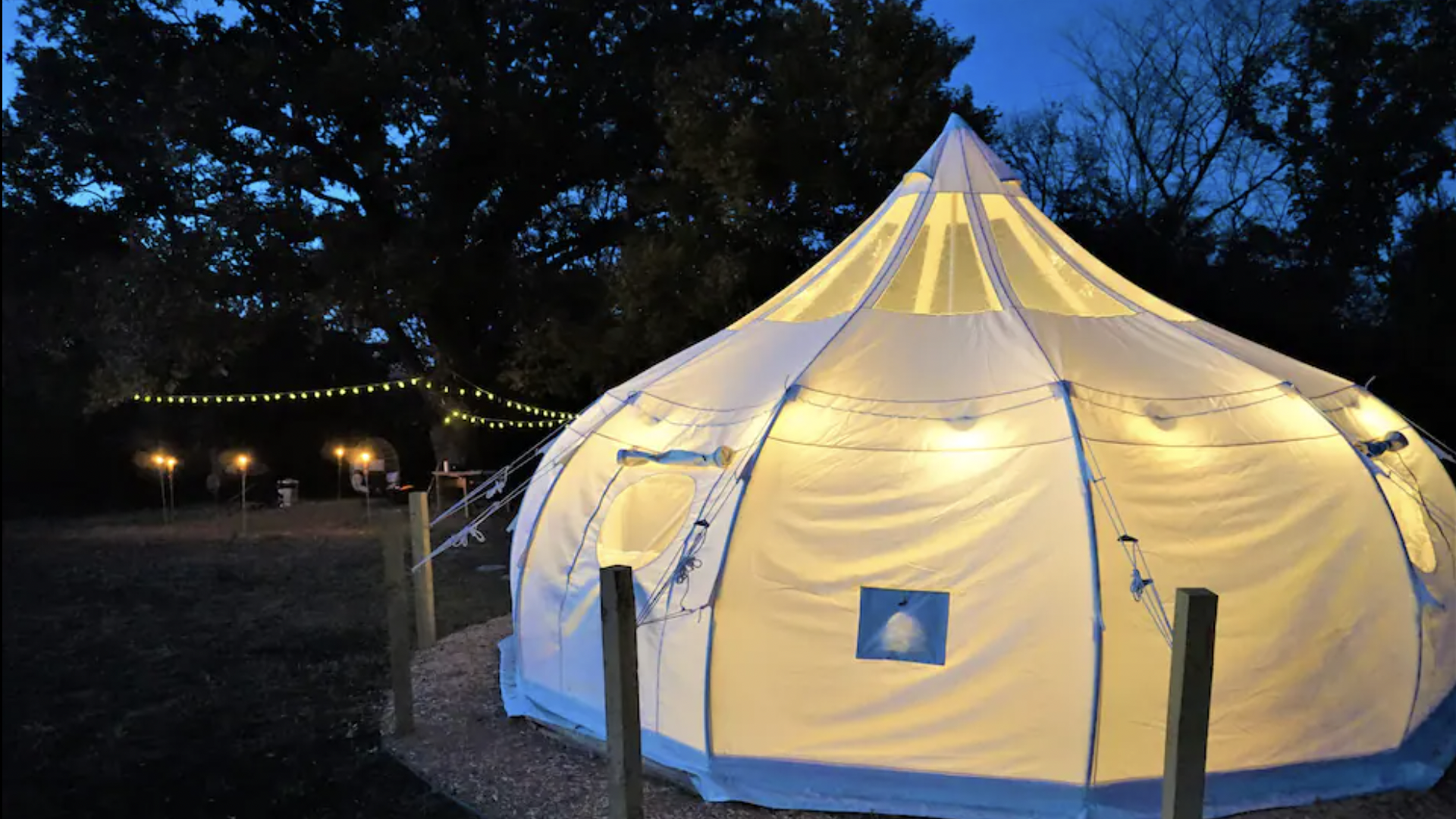 Giant bell tent