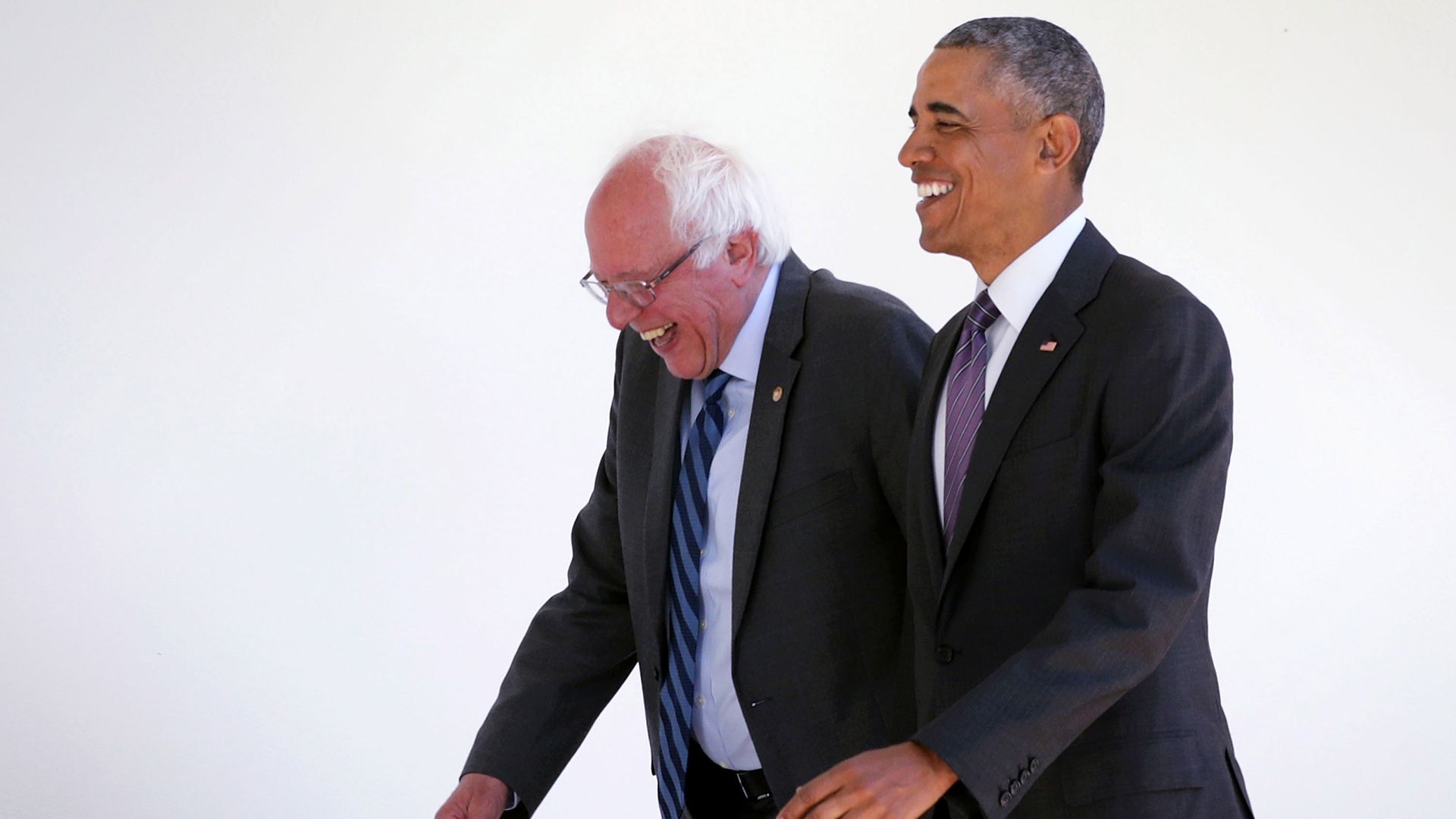 Bernie Sanders and Obama