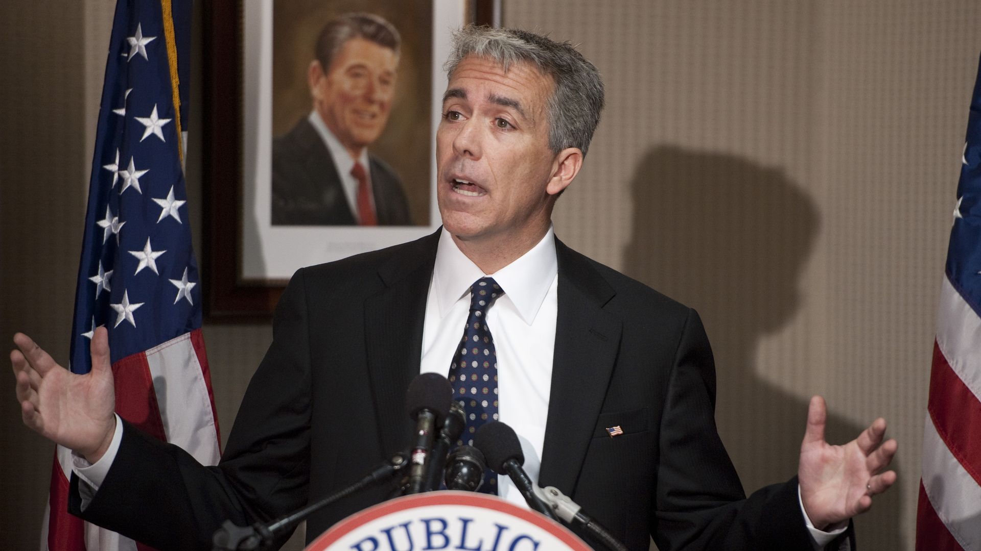 Joe Walsh, R-Ill., holds a news conference on his election to Congress at the Republican National Committee headquarters on Wednesday, Nov. 17, 2010