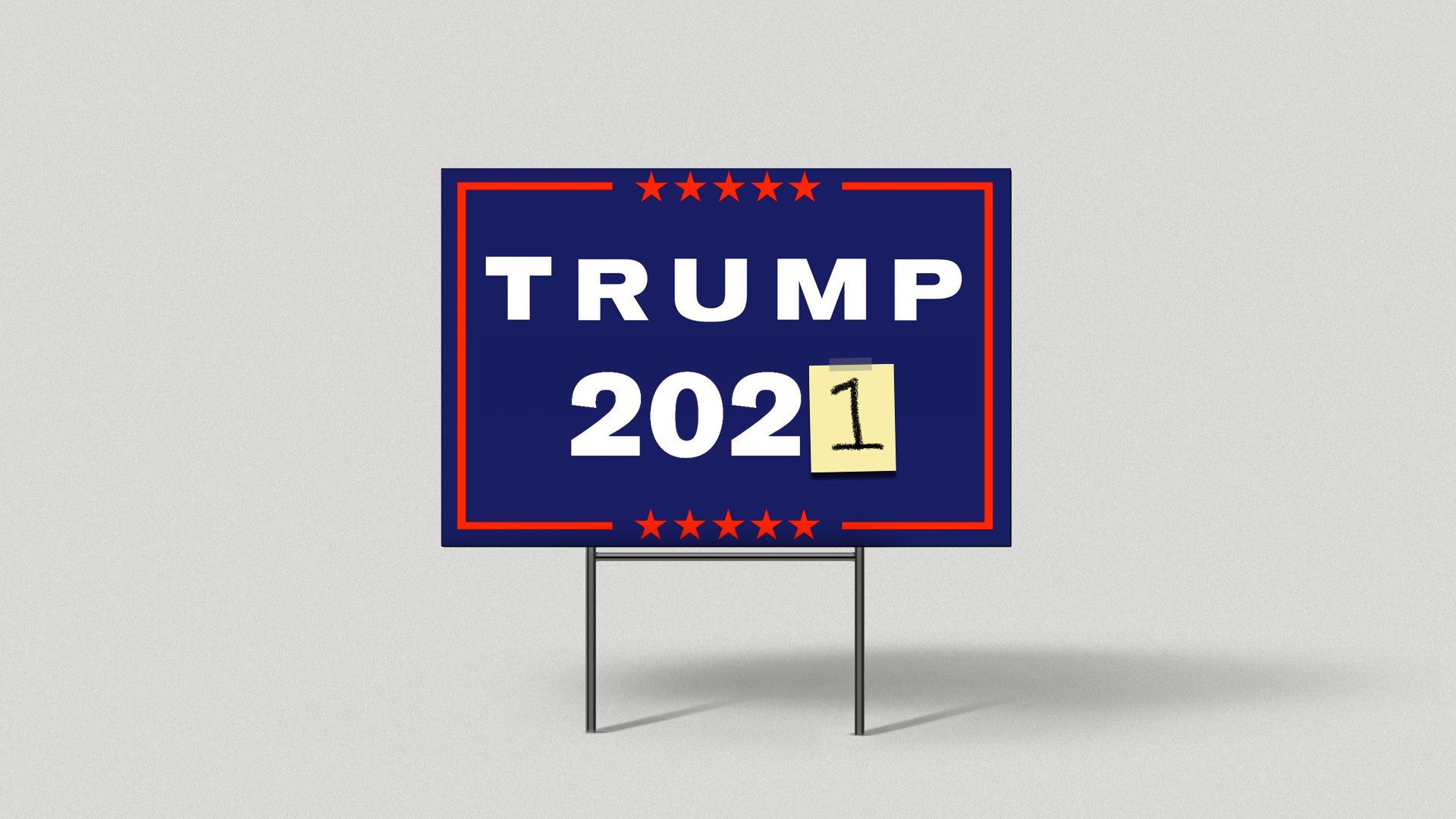 Trump 2021 sign