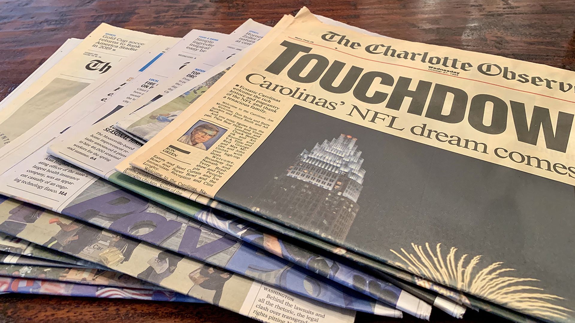 Charlotte Observer newspapers
