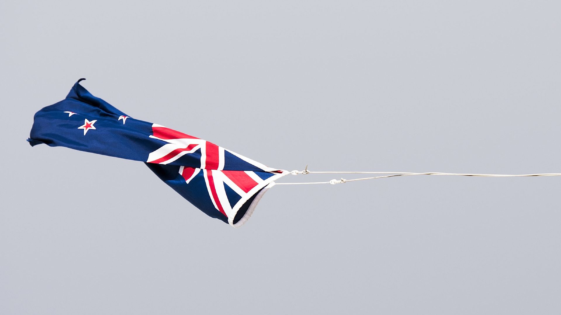 The New Zealand flag.